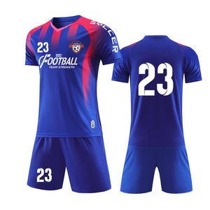 Vente en gros uniforme de maillot de football personnalisé maillot d'entraînement de sublimation respirant ensemble complet d'équipe vêtements de football personnalisables - Product Image 5