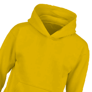 Sudadera con Capucha Amarillo Brillante Unisex de Algodón y Felpa, Sudadera Informal de Invierno para Calle, Sudadera Lisa al por Mayor de Fábrica - Product Image 2