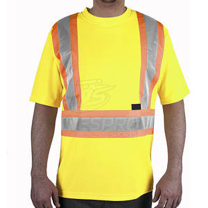 T-shirts de travail de conception personnalisée de haute qualité T-shirts de travail respirants à manches courtes T-shirts de travail légers - Product Image 3