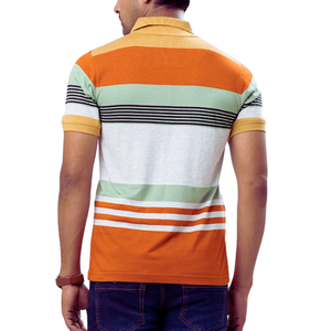 Elegante Jersey multicolor de manga corta Polo cómodo y de moda ropa casual - Product Image 2