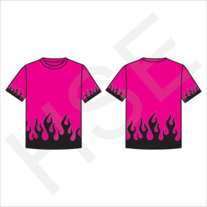 Camiseta con Estampado de Llama Oscura, Estilo Hip Hop, Camiseta Holgada - Product Image 3