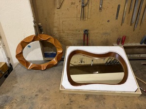 Espejo de Pared Ovalado de Madera Más Vendido para Baño, Decoración de Sala de Estar y Adornos de Pared, Disponible para Exportación - Product Image 6