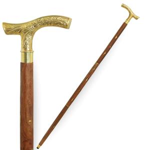 Bastón de Latón de Calibre Grueso para una Sólida Sujeción al Caminar, Diseñado para Uso Diario y al Aire Libre - Product Image 2