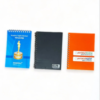 Carnet à spirale épais personnalisé en usine, impression personnalisée en gros, carnets quotidiens en carton ondulé imprimé