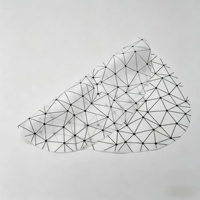 Y302 Substrat de masque en feuille liftant en tissu maillé de fibres végétales naturelles de soie conductrice, pour micro-courant et Thermage