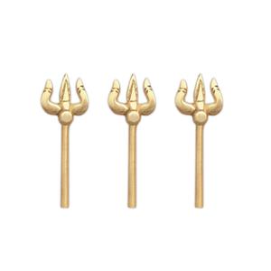 Golden Trishul Idol Diseñado con un acabado dorado suave y una base resistente, esta pieza es ideal para templos caseros - Product Image 3