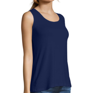 Women's Eco-Friendly Quick Dry Breathable Spandex/Polyester Tank <b>Tops</b> Wholesale Custom Yoga Casual Sports Vest <b>Racer</b> Tank <b>Top</b> - Product Image 3
