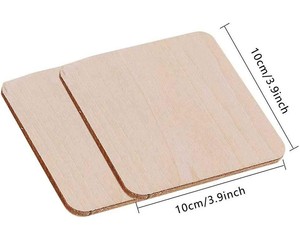 Factory Supply Customizable Bamboo Coasters with Holder Acacia Drink Tea Mats & Pads Custom Shape and Size for Home and Office - Product Image 6