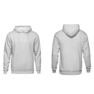 Sudadera con capucha de Terry francés liso de gran tamaño con logotipo personalizado 100% algodón - Product Image 4