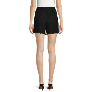 กางเกงขาสั้นผู้หญิงผ้าลินินผสมกางเกงขาสั้นสำหรับผู้หญิงกางเกงขาสั้นลำลองเอวสูงกางเกงขาสั้นฤดูร้อน - Product Image 2