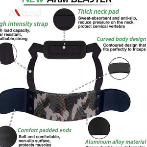 Venta caliente PC de acero PVC equipo de entrenamiento de gimnasio metálico Arm Blaster para levantamiento de pesas y entrenamientos de bíceps - Product Image 6