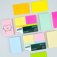 [HansolMTS] Expert OEM ODM 38x50mm Colormix Notas adhesivas 2 tipos Hojas grabables de notas adhesivas limpias para uso en la oficina
