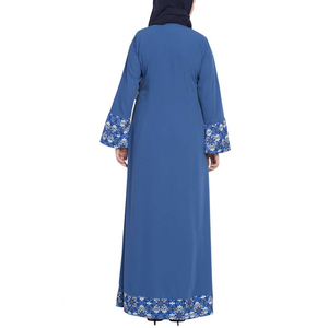 Abaya confortable pour femmes, coupe ample, quatre saisons, belle, traditionnelle, musulmane, 100% matière pure, vente en gros, élégante, manches longues - Product Image 6