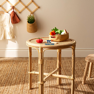 Table multifonctionnelle en rotin naturel de taille personnalisée pour la sécurité alimentaire Thanhcongcraft Design moderne Artisanat pour les bébés et les chambres d'enfants - Product Image 2