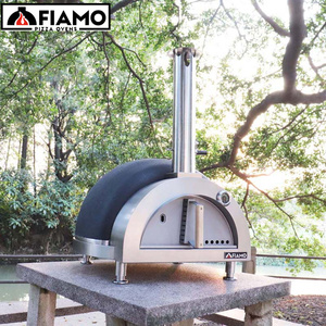 FIAMO Poêle à <span class=keywords><strong>bois</strong></span> encastrable <span class=keywords><strong>pour</strong></span> extérieur 900 ° <span class=keywords><strong>Four</strong></span> à pizza F Home capable de cuire 3-4 pizzas simultanément, <span class=keywords><strong>pour</strong></span> pizzas profondes, usage domestique - Product Image 3