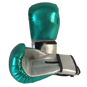 Gants de boxe de combat en cuir PU brillant professionnel de haute qualité pour les arts martiaux et l'entraînement - Product Image 1