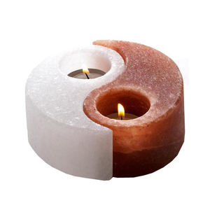 Candelabros de sal del Himalaya Premium hechos a mano forma natural al por mayor de artesanías naturales de Pakistán - Product Image 1