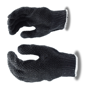 Gants de travail en PVC les plus vendus à pois double face, antistatiques, doublés de coton pour garage et usage industriel - Product Image 3