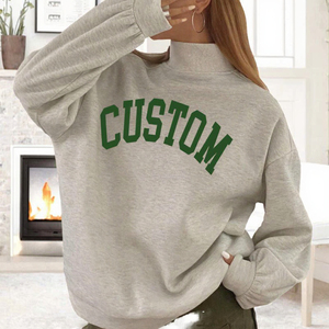 Sudadera con capucha y pantalones cortos de Invierno para mujer, conjuntos informales, ecológicos, transpirables, de algodón orgánico, con logotipo bordado, cuello redondo - Product Image 3