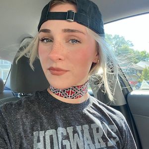 Trendy Geometric Tribal Jewelry for Unisex for Party Gifting Luxury Handmade <b>Crystal</b> Beads Choker Necklace - Product Image 1