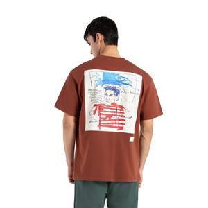 Gran oferta, fabricante de MOQ bajo, camiseta de gran tamaño con estampado de algodón 100% personalizado para hombre, Camiseta holgada con hombros caídos 230 GSM ligera - Product Image 1