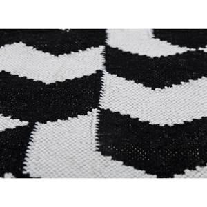 พรมขนสัตว์ทอลายเรียบแบบ Alhambra สีเทาและสีดำ ลายเรขาคณิตและลวดลายนามธรรม สำหรับห้องโถงและห้องรูปสี่เหลี่ยมผืนผ้า-ADWP-13069 - Product Image 3