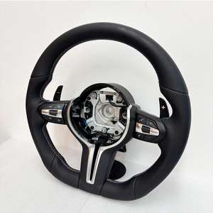 Upgrade <b>BMW</b> M <b>Series</b> Leather <b>Steering</b> <b>Wheel</b> for M3 M4 M5 M6 X3 F10 F15 F20 F22 F30 F32 F34 F36 F80 F82 E36 E39 E46 E60 G30 G37 - Product Image 2