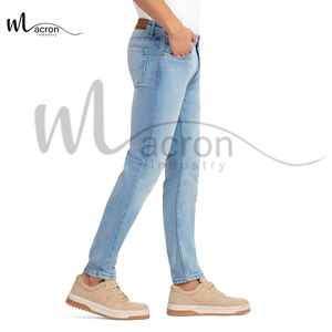 กางเกงยีนส์ผู้ชายทรงตรง สวมใส่สบาย ระบายอากาศดี ดีไซน์ไม่ซ้ำใคร รับผลิตตามแบบ พร้อมสกรีนโลโก้ บริการดีเยี่ยมจากผู้ผลิตชั้นนำ - Product Image 3