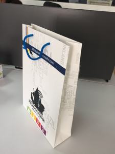 Sacs en papier de luxe écologiques et recyclables avec impression offset pour produits ménagers, taille et poignée personnalisées - Product Image 2