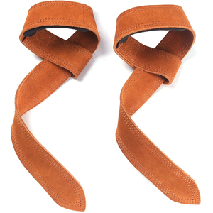 Sangles en cuir d'entraînement de gymnastique personnalisées unisexes, confortables et durables pour l'haltérophilie de puissance Conception respirante à bas prix - Product Image 4