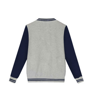 Vestes de baseball personnalisées pour hommes en gros Bomber universitaire en cuir respirant avec veste de baseball universitaire brodée pour hommes - Product Image 6