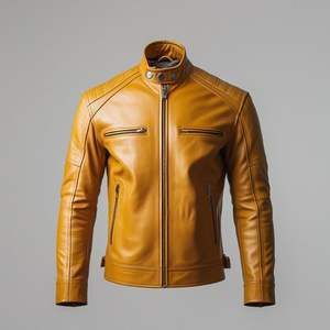 แจ็กเก็ตหนังสำหรับทุกเพศพร้อมดีไซน์โลโก้ตามสั่ง - Product Image 6