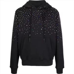 Customizable Design 100% Cotton Fleece Custom Logo Printing Men's Winter <b>Zip</b> <b>Hoodie</b> Embroidery Rhinestone Quick Dry Breathable - Product Image 1
