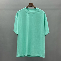 T-shirt Homme Col Rond Manches Courtes Vintage Uni Respirant Séchage Rapide 220g en Tissu Gaufré Lourd – Meilleure Vente