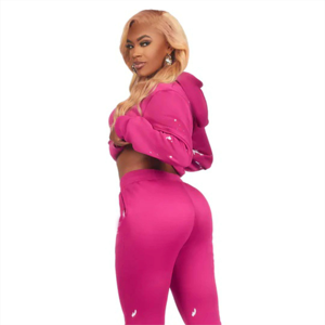 ชุดวอร์มผู้หญิงแบบเรียงซ้อนกันคุณภาพสูง-ระบายอากาศได้ดีเนื้อผ้าสวมใส่สบายเพื่อสไตล์ที่ดีที่สุดและความสบาย - Product Image 3