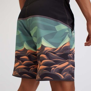 Shorts de plage d'été en nylon à taille élastique, design tendance, shorts de sport d'été personnalisés pour hommes, prix avantageux - Product Image 2