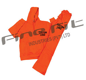 ชุดวอร์มผ้าฝ้ายสำหรับผู้ชาย, ชุดวอร์มสองชิ้นอบอุ่นสำหรับฤดูหนาว - Product Image 6