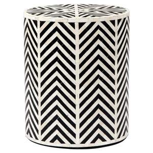 Vente en gros de tabouret de présentation élégant et moderne en incrustation d'os pour la chambre à coucher ou la cabine du médecin - Product Image 2