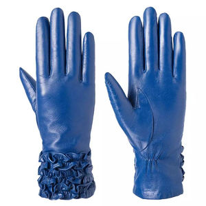 Gants d'hiver en cuir chauds pour femmes avec technologie d'écran tactile Style vintage respirant pour une utilisation quotidienne en plein air du Pakistan - Product Image 1