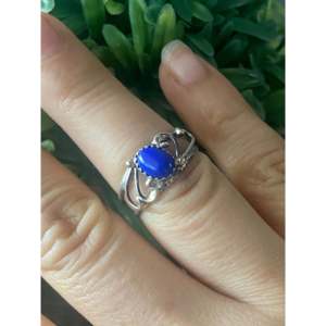 Bague Maxine Calladito Lapis en argent sterling plaqué or rose, sertie d'un numéro, bague tendance, taille unique, cadeau pour taille 7,25 - Product Image 2