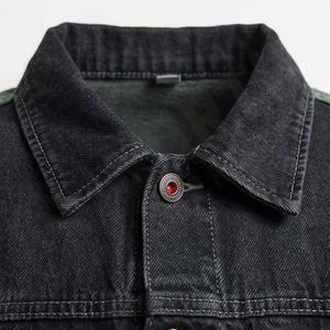 Vestes en jean personnalisées avec logo, d'occasion, unisexes, manteaux en jean pour hommes et femmes, style décontracté, disponibles en gros, mode élégante, streetwear - Product Image 4