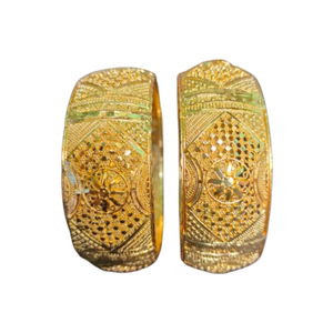 OEM Custom Made <b>Bangles</b> <b>Set</b> with 22K Gold Plated Modern Style <b>Bangles</b> <b>Set</b> for Women Wear Jewelry by Exporters - Product Image 2