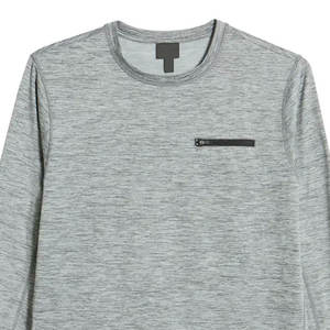 Vente en gros de t-shirt à manches longues de haute qualité pour hommes avec logo personnalisé design surdimensionné de style hip-hop de rue - Product Image 6