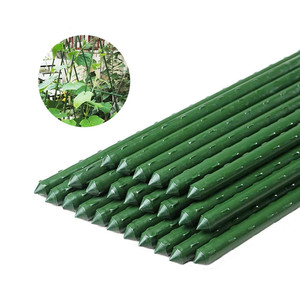Supports pour tomates, lot de 40, 8 mm x 80 cm, supports de jardin en plastique pour concombres, supports pour plantes - Product Image 2