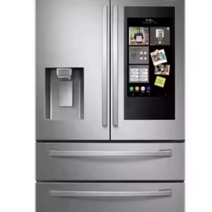BRAND NEW 28 Cu ft 4 Foor French Door <b>Refrigerator</b> With Touch Screen Stainless Steel - Product Image 1