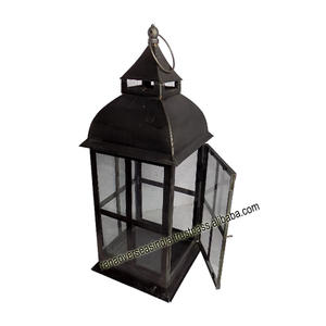 Linternas de metal de hierro superventas al por mayor en antigüedad para la decoración del restaurante del hotel de la habitación - Product Image 4