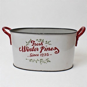 Jardinière de Noël en métal Yule Glow conçue pour améliorer la décoration hivernale extérieure avec un artisanat durable de style vacances classique - Product Image 5