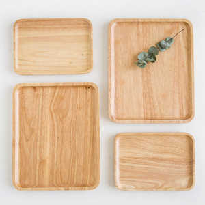 Bandeja de Madera Clásica y Sencilla, Bandeja de Servicio de Alta Calidad, el Mejor Acabado, Tamaño Personalizable para Decoración del Hogar, para Mesa - Product Image 4