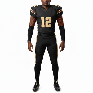 Maillot de football américain personnalisable tendance 2026 avec sublimation et manches courtes pour hommes - Product Image 3