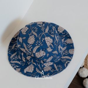 หมวกกันแดดปีกกว้างพิมพ์ลายดอกไม้สไตล์โบฮีเมียนอุปกรณ์เสริมที่ทันสมัยอเนกประสงค์อุปกรณ์ตกปลากลางแจ้งชายหาดแฟชั่น - Product Image 2